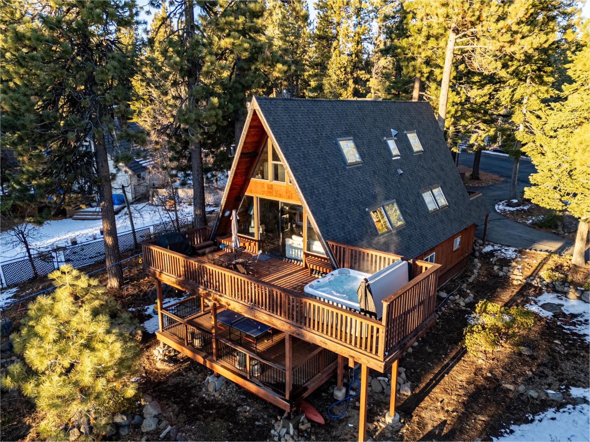 A-Frame Cabin With Hot Tub & Close To Lake Tahoe Tahoe City Bagian luar foto