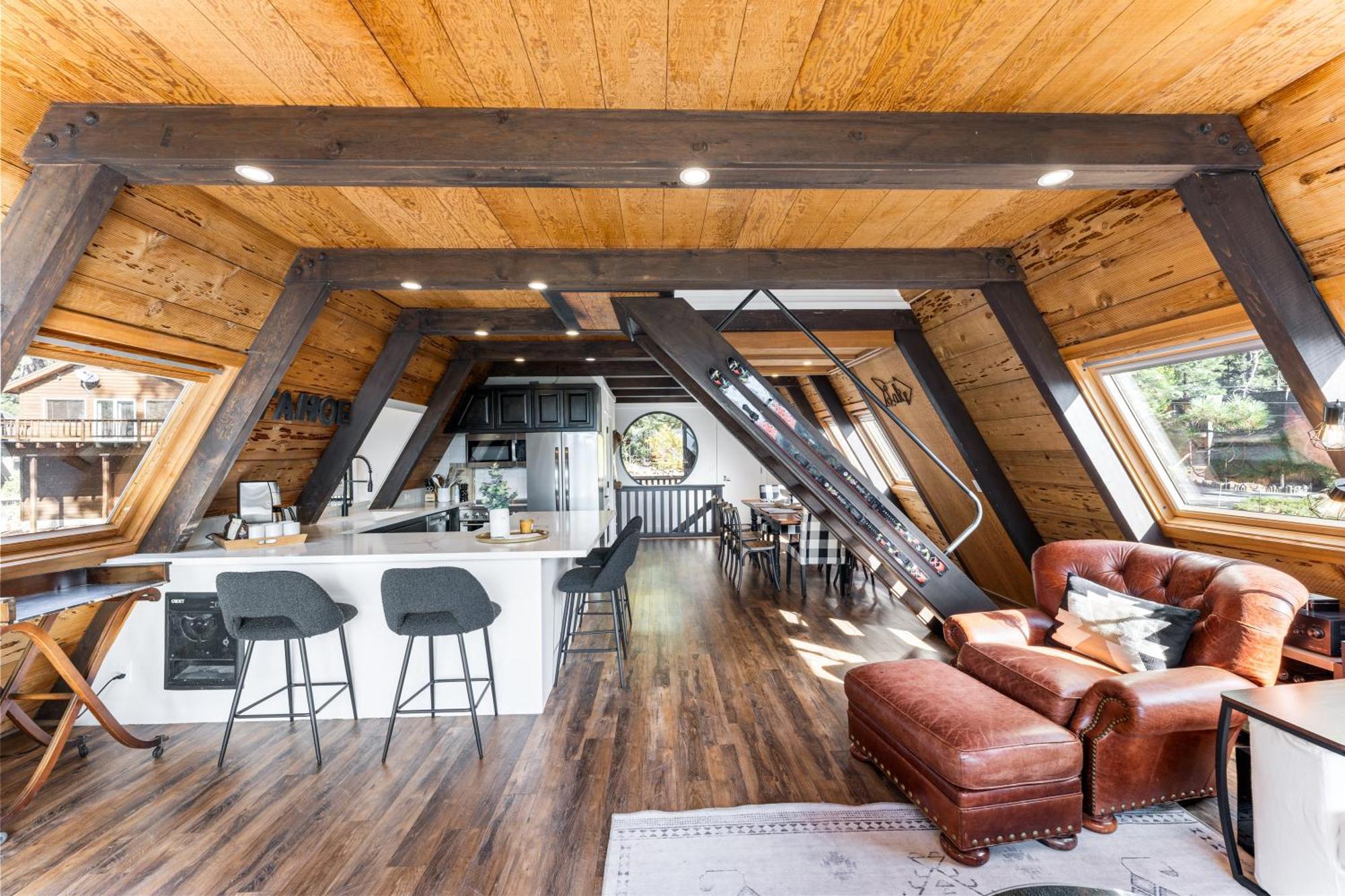A-Frame Cabin With Hot Tub & Close To Lake Tahoe Tahoe City Bagian luar foto
