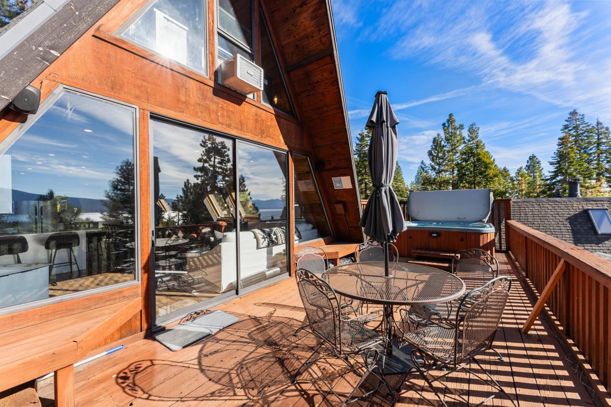 A-Frame Cabin With Hot Tub & Close To Lake Tahoe Tahoe City Bagian luar foto